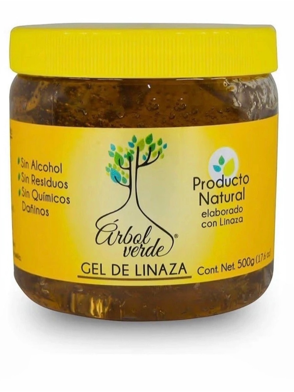 Arbol Verde Gel de Linaza Hair Gel 500 g / 17.6 oz
